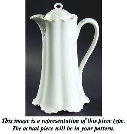 Haviland's Holly Chocolate Pot & Lid