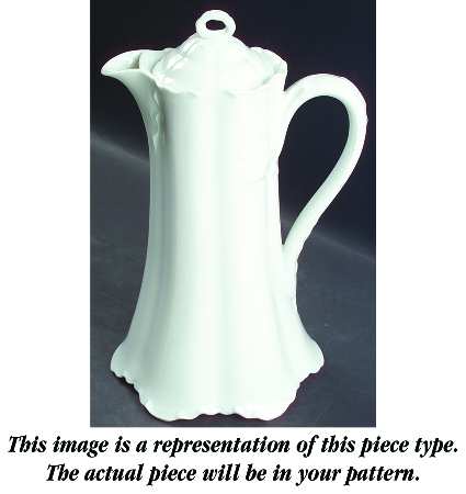 Haviland's Holly Chocolate Pot & Lid
