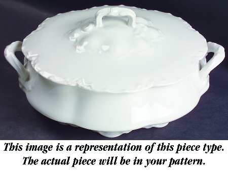 Haviland's Holly Round Covered Vegetable