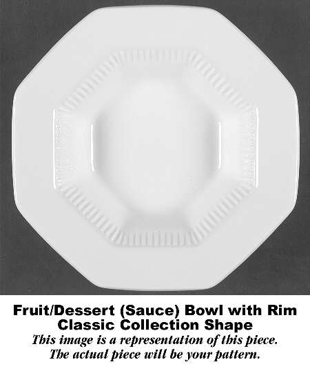 Winter Wonderland Rim Fruit/Dessert (Sauce) Bowl
