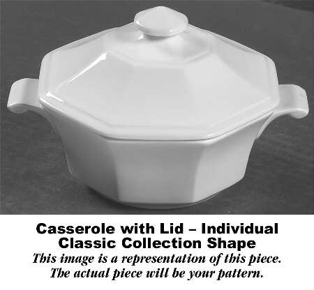 Dogwood Individual Casserole & Lid