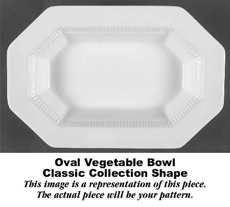 Winter Wonderland 10" Oval Vegetable Bowl