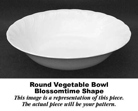 Mountain Rose 9" Round Vegetable Bowl