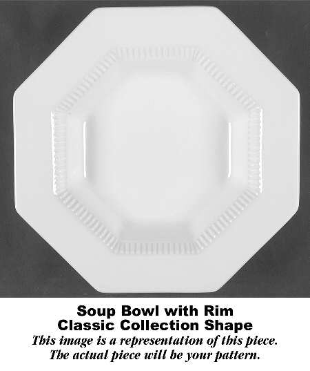Winter Wonderland Rim Soup Bowl
