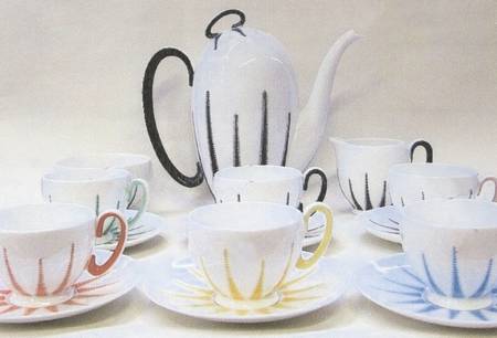 Starlite Footed Demitasse Cup & Saucer Set