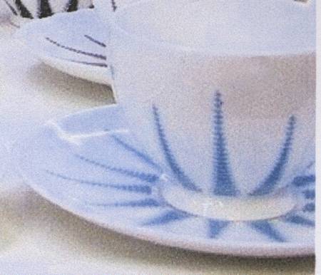 Starlite Footed Demitasse Cup & Saucer Set