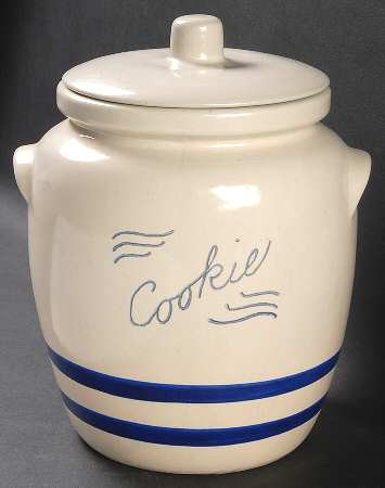 Williamsburg Cookie Jar & Lid