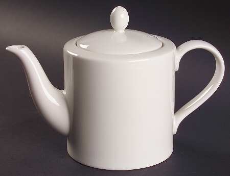Studio White Teapot & Lid