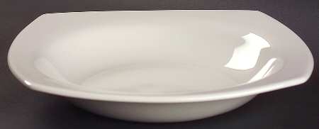 Studio White 10" Square Individual Pasta Bowl