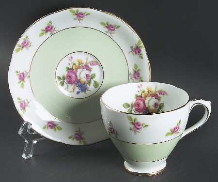 237 Footed Cup & Saucer Set