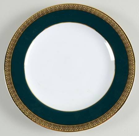 Royal Collection Emerald Green Salad Plate
