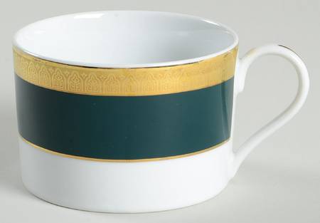 Royal Collection Emerald Green Flat Cup