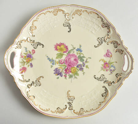 R1169 Handled Cake Plate