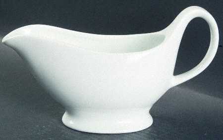 Whiteware (Round) Gravy Boat