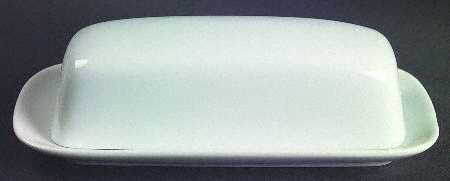 Whiteware (Round) 1/4 Lb Covered Butter