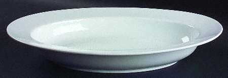 Whiteware (Round) 17" Oval Serving Bowl by Royal Limited