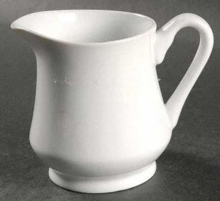 Whiteware (Round) Creamer