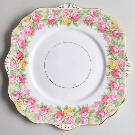 Rosanne Handled Cake Plate