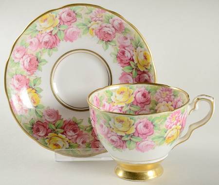 Rosanne Footed Cup & Saucer Set