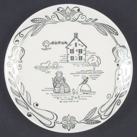 Wayne County Bread & Butter Plate