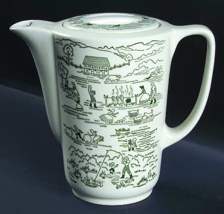 Wayne County Coffee Pot & Lid