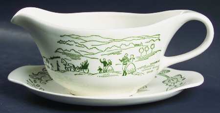 Wayne County Gravy Boat & Underplate