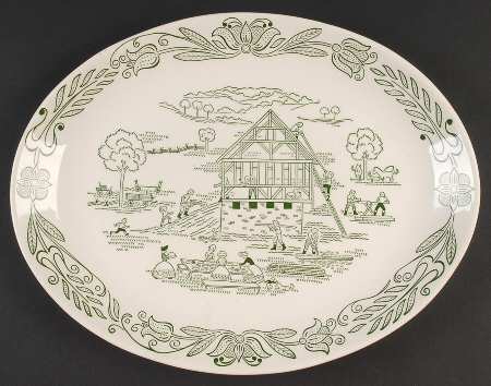 Wayne County 13" Oval Serving Platter