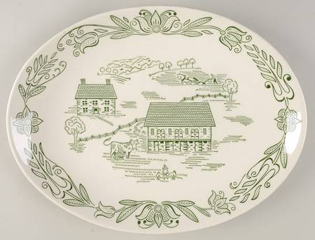 Wayne County 11" Oval Serving Platter