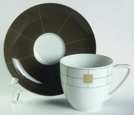 Piazza Pizzigone Flat Cup & Saucer Set