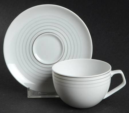 TAC 02 C-01 Flat Demitasse Cup & Saucer Set