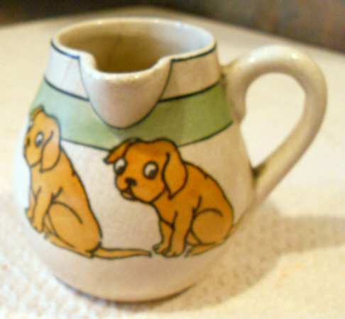 Juvenile Sad Puppy Child's Milk Pitcher