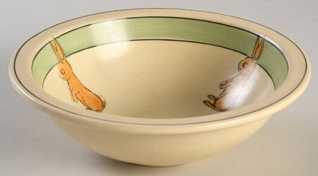 Juvenile Standing Rabbit Child's Bowl