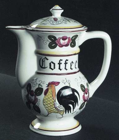 Early Provincial Coffee Pot & Lid