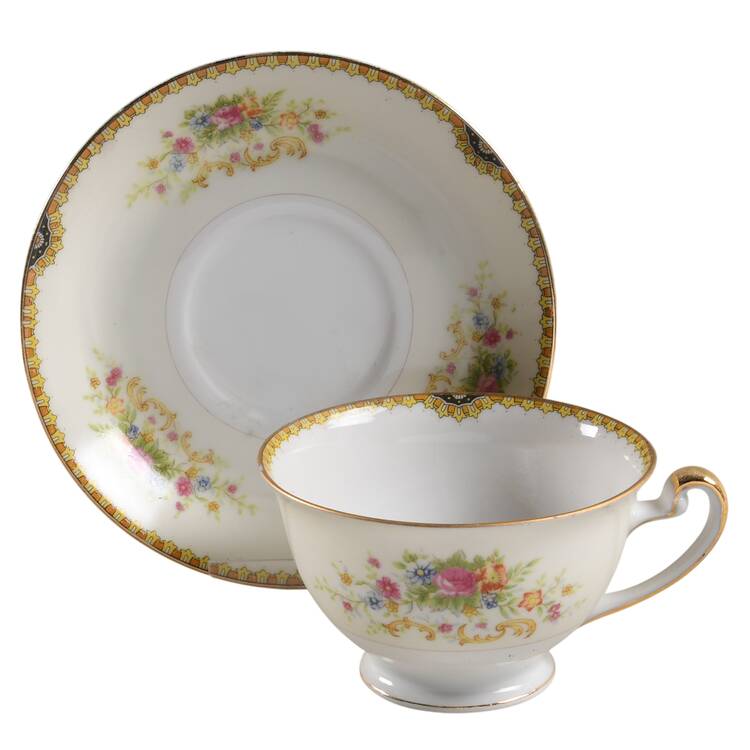 RCJ10 Footed Cup & Saucer Set