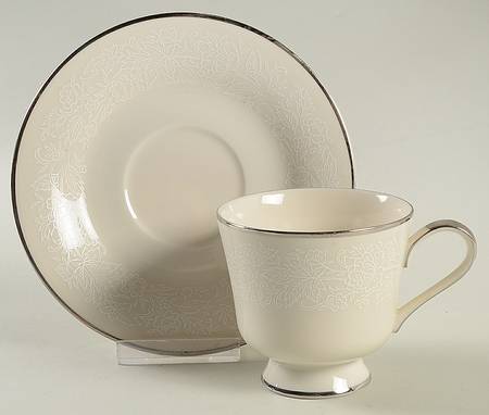 Celestial Footed Cup & Saucer Set