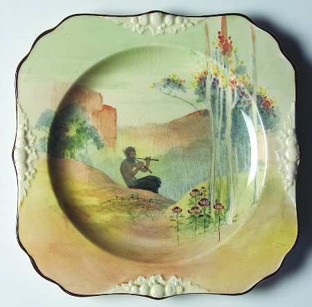 Pipes of Pan Square Salad Plate