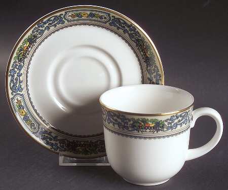 Lenox Autumn Flat Cup & Saucer Set