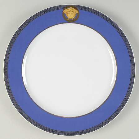 Color Collection Medium Blue (La Mer Blue) Accent Service Plate (Charger)