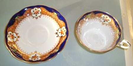 6573 Footed Cup & Saucer Set