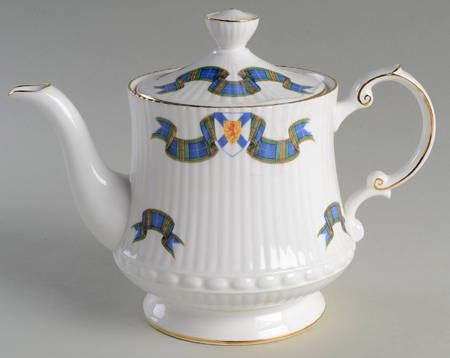 Nova Scotia Tartan Teapot & Lid