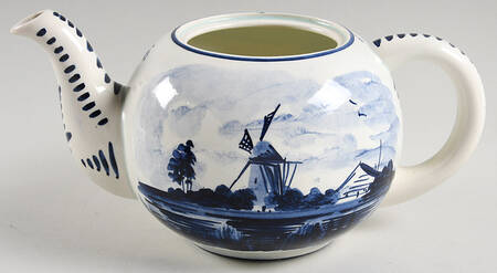 Delfts Blauw Teapot No Lid