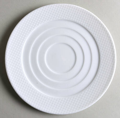 Checks Salad/Dessert Plate