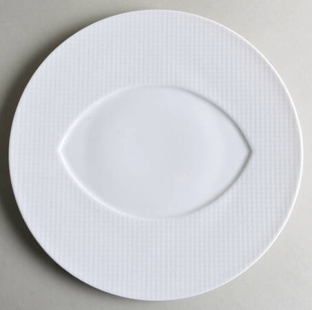 Checks Dinner Plate by Raynaud