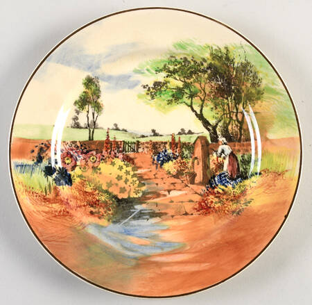 Country Garden Salad Plate