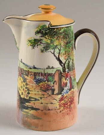 Country Garden Hot Water Jug & Lid