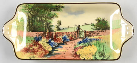 Country Garden Large Sandwich Tray