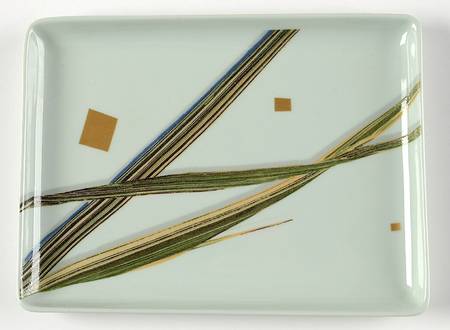 Nature Celadon Rectangular Tray