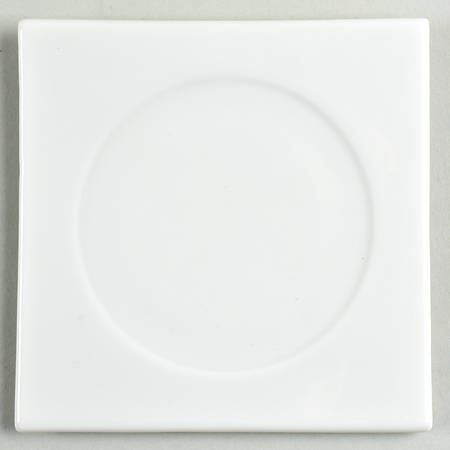 Organics Ivory 4" Square Tray