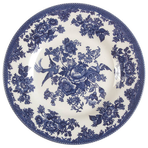 Asiatic Pheasant Dark Blue Salad Plate - Set of 4