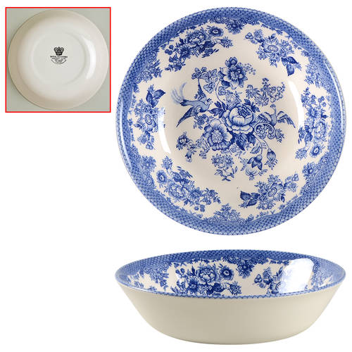 Asiatic Pheasant Dark Blue Soup/Cereal Bowl